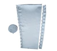 xbiez Ensemble de corset, corset et bouclier à lacets satinés pour robe de mariée, fermeture éclair, 4 m, réglable