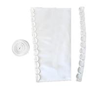 xbiez Ensemble de corset, corset et bouclier à lacets satinés pour robe de mariée, fermeture éclair, 4 m, réglable