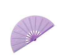 xbiez Grand éventail pliable pour concerts, fêtes, festivals ou décoration d'intérieur avec effet pailleté