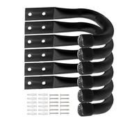 xbiez Lot de 6 crochets d'extension en métal robuste pour suspendre des rallonges et des outils utilitaires pour économiser de l'espace