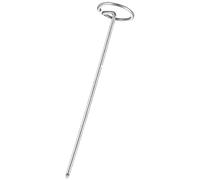 xbiez Lot de 60 poteaux lumineux de Noël en métal robuste pour décoration de pelouse avec base robuste