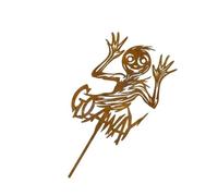 xbiez Ornements de pelouse en métal sur le thème d'Halloween - Sculpture de jardin lourde pour les vacances en plein air - Monstres en métal - Piquet pour Halloween