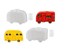 xbiez Outil de moulage de bus en silicone robuste et flexible pour travaux manuels, bus en plâtre et supports uniques faits à la main