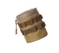 xbiez Pochettes pour bouteille d'eau avec trou de suspension pour porte-gobelet, porte-gobelets, bouilloires, articles divers, isolation thermique, housse de protection pour articles divers, kaki, S