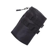 xbiez Pochettes pour bouteille d'eau avec trou de suspension pour porte-gobelet, porte-gobelets, bouilloires, articles divers, isolation thermique, housse de protection pour articles divers, Noir , L