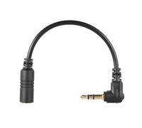 xbiez Rallonge auditive de 3, 5 mm avec Prise à Angle Droit de 90 degrés pour Microphone Externe, Cordon Adaptateur, câble d ' Extension auditif