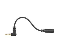 xbiez Rallonge auditive de 3, 5 mm avec Prise à Angle Droit de 90 degrés pour Microphone Externe, Cordon Adaptateur, câble d ' Extension auditif