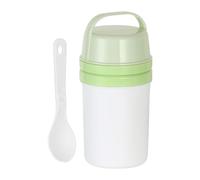 xbiez Récipient à petit déjeuner de grande capacité 800 ml pour le travail ou l'école livré avec une cuillère couvercle anti-fuite récipient à muesli