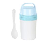 xbiez Récipient à petit déjeuner de grande capacité 800 ml pour le travail ou l'école livré avec une cuillère couvercle anti-fuite récipient à muesli