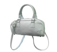 xbiez Sac à bandoulière élégant pour tous les jours en polyuréthane léger avec sangle réglable et intérieur spacieux pour femme moderne, bleu, One Size