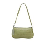 xbiez Sac à bandoulière pour femme, pochette de soirée, sac à main en cuir PU, sacs sous les bras avec fermeture éclair, sacs à main Hoboes, Vert, One Size