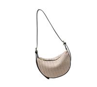 xbiez Sac à main à bandoulière pour femme avec sangle réglable - Tissé sous les bras - Plage, Noir , One Size