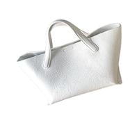 xbiez Sac fourre-tout en cuir synthétique pour femme avec poignée sur le dessus et fermeture