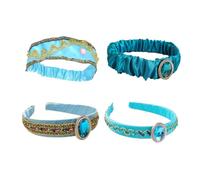 xbiez Serre-tête en cristal pour cosplay, fête de princesse arabe, déguisement, vacances, voyage, accessoires de photographie, bandeaux de cheveux pour filles