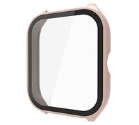 xbiez Tempered-Glass Film +Case Screen Protector Full Coverage Cover Hard PC-Frame Shell-Smart Watch Housing for 4 Watch Bumper-shell Cases Protector Protect Smartwatch Clear Protector Cover Shell-