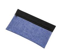 xbiez Trousse à crayons en polyester avec fermeture éclair - 14 x 24 cm - Pour l'école, le bureau - Vert, bleu, 240mm Wx140mm H