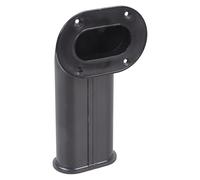 xbiez Tube de ventilation professionnel pour haut-parleur de type L minimise les turbulences pour une réponse propre en basse fréquence Port de résonance noire