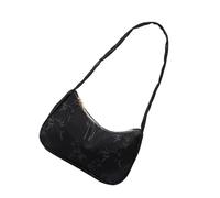 xbiez Unqiue Sac à main pratique en nylon avec poches fonctionnelles pour les trajets et les réunions d'affaires rétro, Noir , One Size