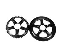 xbiez Vélo électrique 44T/46T/48T/52T Plateau de pédalier Moteur central Roue de chaîne Vélos électriques