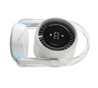 xbiez Ventilateur oscillant rechargeable, 100 modes de vent, moteur silencieux, écran LED, large couverture pour ordinateur de bureau, refroidisseurs de bureau oscillants USB