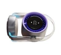 xbiez Ventilateur oscillant rechargeable, 100 modes de vent, moteur silencieux, écran LED, large couverture pour ordinateur de bureau, refroidisseurs de bureau oscillants USB