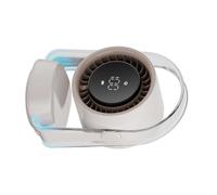 xbiez Ventilateur oscillant rechargeable, 100 modes de vent, moteur silencieux, écran LED, large couverture pour ordinateur de bureau, refroidisseurs de bureau oscillants USB