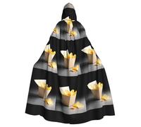 XBKGOHA Cape à capuche pour adulte Kazi Potato Wish imprimé Halloween sans fermeture éclair, confortable pour les fêtes costumées