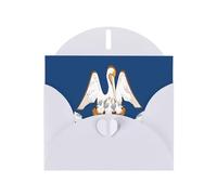 XBKGOHA Carte de vœux blanche avec drapeau de l'État de Louisiane imprimée pour fête d'anniversaire festive