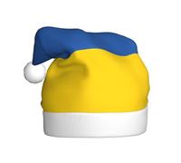 XBKGOHA Chapeau de Noël imprimé drapeau de l'Ukraine pour adulte, accessoire de qualité doux, léger et moelleux