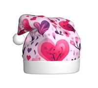XBKGOHA Chapeau de Noël imprimé Happy Valentine's Day pour adulte, accessoire de qualité doux, léger et moelleux