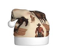 XBKGOHA Chapeau de Noël imprimé People of the Desert pour adulte, accessoire de qualité doux, léger et moelleux