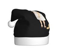 XBKGOHA Chapeau de Noël imprimé The Story of People and Dogs pour adulte, accessoire de qualité doux, léger et moelleux