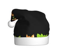 XBKGOHA Chapeau de Noël pour adulte avec imprimé petit écureuil cueillant des fruits, accessoire de qualité doux, léger et moelleux