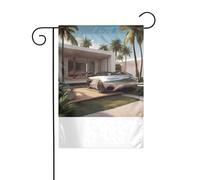 XBKGOHA Coconut Grove - Décoration de jardin - 30,5 x 45,7 cm