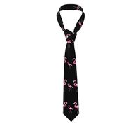 XBKGOHA Cravate de style classique pour homme avec imprimé « The joyful Family of Cranes » - Convient pour les vacances et le travail