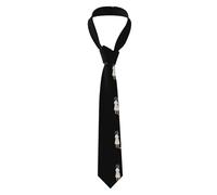 XBKGOHA Cravate de style classique pour homme avec inscription « The Story of People and Dogs » pour les vacances et le travail