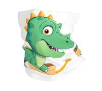 XBKGOHA Foulard de sport à motif dinosaure dans un chariot respirant absorbant la transpiration, masque facial, protège-poignet