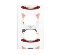 XBKGOHA Little Grey Cat Making Soup Picture Panneau mural décoratif pour zones résidentielles et commerciales 11,4 x 7 cm