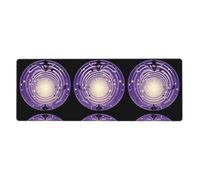 XBKGOHA Little Stars In The Purple Vortex Picture Tapis de souris extra large Forte adhérence, durable, bord de verrouillage précis 30,5 x 80 cm