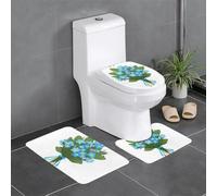 XBKGOHA Lot de 3 tapis de sol antidérapants « Don't forget me », tapis de salle de bain pour un confort ultime, salle de bain principale