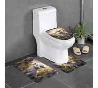 XBKGOHA Lot de 3 tapis de sol antidérapants Little Sheep in the Vineyard Picture Bathroom Rugs for Ultimate Comfort, Master Bathrooms