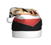 XBKGOHA Panda on the Ship Bonnet de Noël pour adulte Accessoire de qualité doux, léger et moelleux