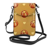 XBKGOHA Petit sac à main pour téléphone portable 19,3 x 12,4 cm avec motif pain beurré, étui à rabat en cuir pour femme, parfait pour la marche, le camping