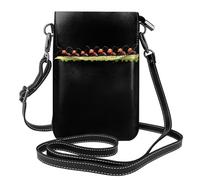 XBKGOHA Petit sac à main pour téléphone portable 19,3 x 12,4 cm, motif colonies de fourmis migrantes, étui à rabat en cuir pour femme, parfait pour la marche, le camping