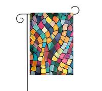 XBKGOHA Tableau abstrait mosaïque pour jardin, jardin, cour, décoration tendance, 30,5 x 45,7 cm
