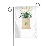 XBKGOHA Tableau de jardin Lilies in a Bag - Décoration de cour extérieure - 30,5 x 45,7 cm