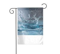 XBKGOHA Tableau motif vagues d'eau pour jardin, jardin, cour, décoration tendance, 30,5 x 45,7 cm