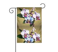 XBKGOHA Tableau orchidée mât de drapeau extérieur décoration de cour 30,5 x 45,7 cm
