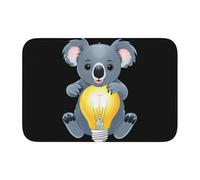 XBKGOHA Tapis de sol épais antidérapant Koala qui aime la recherche, antidérapant, facile à nettoyer, durable, parfait pour les toilettes et la salle de bain, 60 x 40 cm