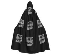XBKGOHA The Best You Cape à capuche imprimée pour adulte sans fermeture éclair, confortable pour les fêtes costumées